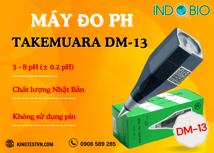 Tổng quan về máy đo pH đất Takemura DM-13